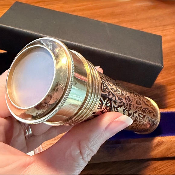 NIB Handmade Roorkee Institute Etched Brass Kaleidoscope - Picture 5 of 10